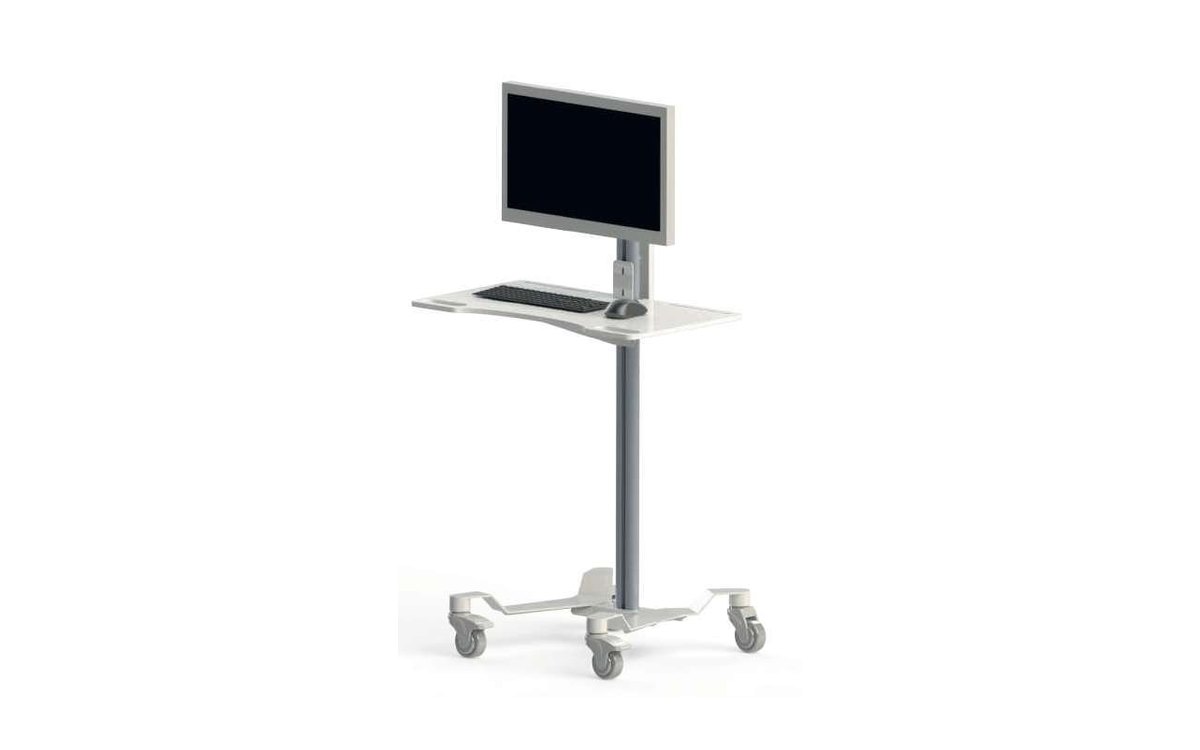 Mobile modular computer stand