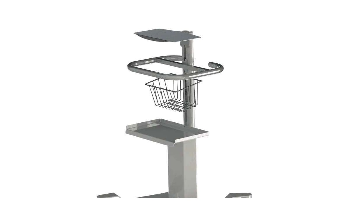 Soporte rodante para monitor de signos vitales